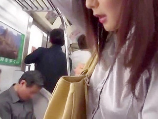 Japanese girl's secret desires fulfilled on a Tokyo train porn X-X-X.